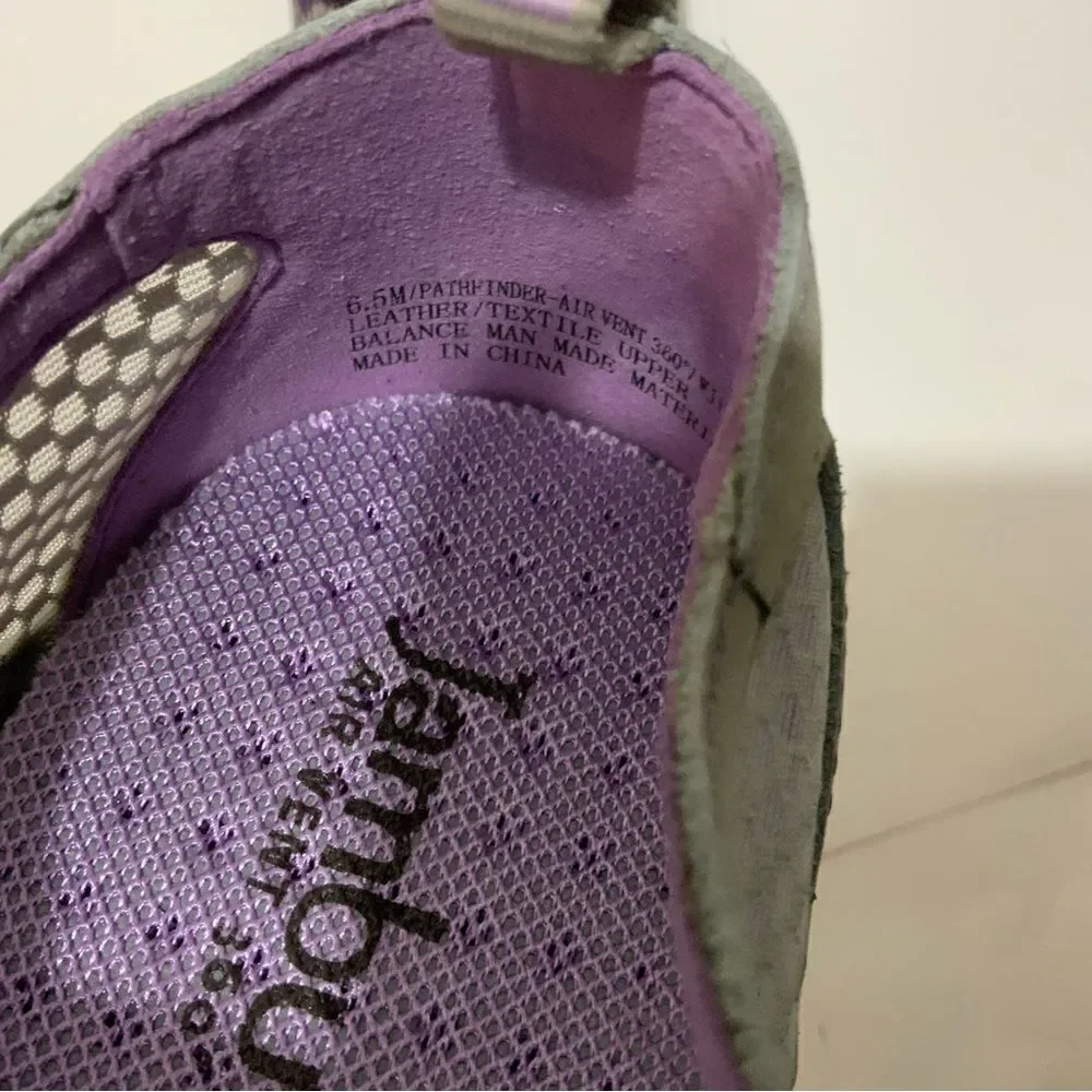 NEW Womens Jambu Pathfinder Mary Jane Shoes Light Gray Purple Retail $99
